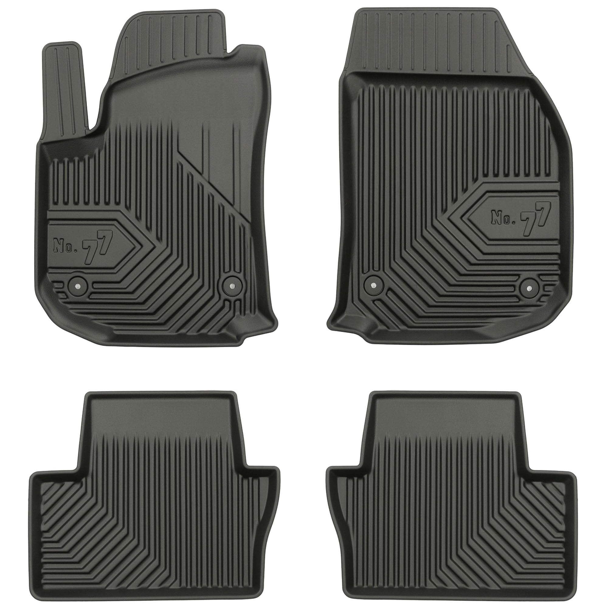 Tappetini In Gomma Invernali Per Opel Zafira B 2005-2011 – Set Da 4 Pezzi, Anti-scivolo E Inodori - 5
