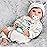 Aori Lifelike Reborn Baby Dolls - 22 Inch Realistic Newborn Baby Boy Doll in Soft Weighted Body & Zebra Outfits - Real Life Reborn Toddler Boy Gift Set for Kids 3+