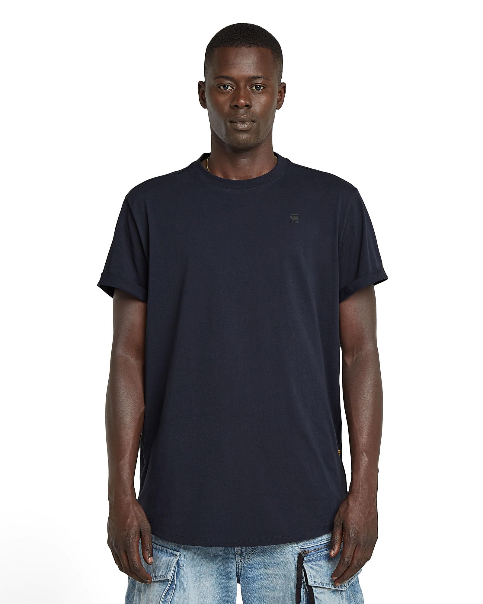 G-Star Men's Bleu T-Shirt Lash Compact