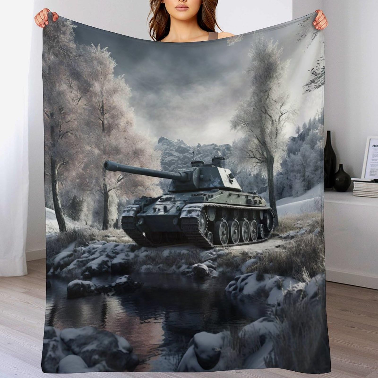 Couverture en flannel épaisse et douce pour des soirées cocooning sur le canapé