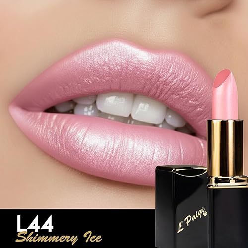 Miniatura 71 de L'Paige LBR - Lápiz labial marrón que cambia de color A base de aloe vera, de larga duración, hidratante Acabado satinado de frambuesa a rojo
