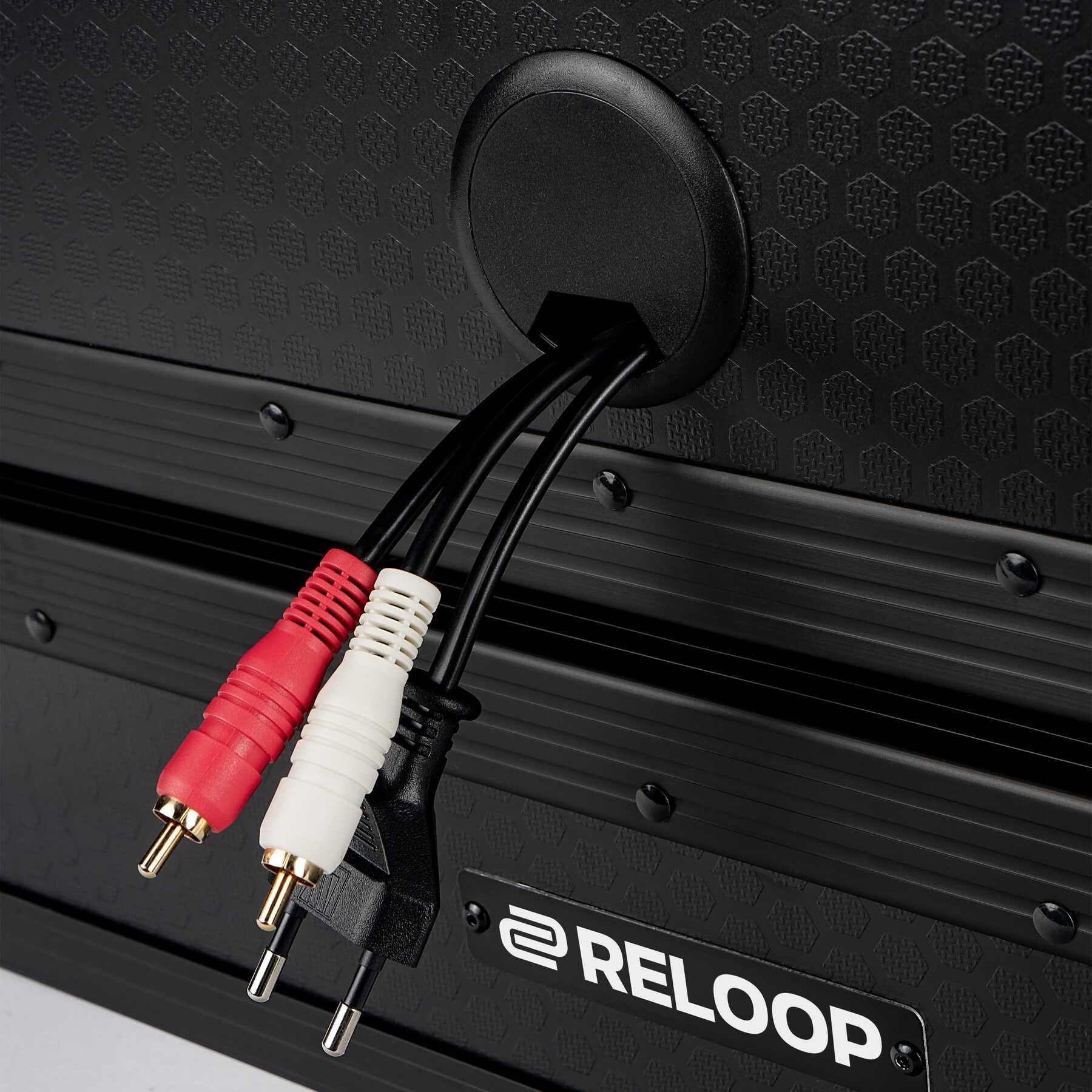 Reloop Premium Turntable Case - Plattenspieler Case mit Butterfly-Verschlüsse, robuste Konstruktion, komfortabler Tragegriff, schwarz
