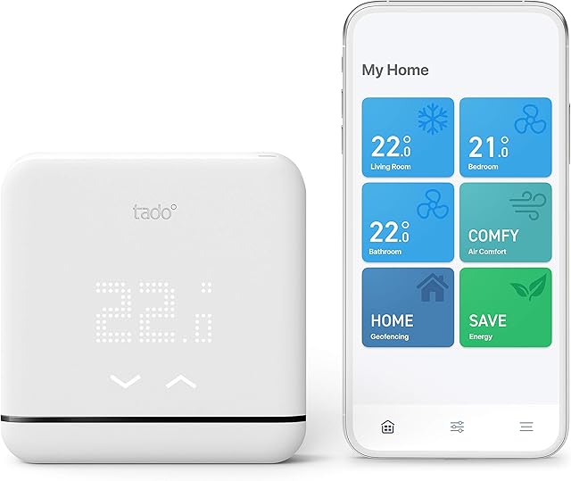 tado° Smart AC Control V3+ - Digital Air Conditioner Control - Access And Control Your Home Temperature From Anywhere Via App - Save Energy - Works With Alexa, Apple HomeKit, and Google Assistant