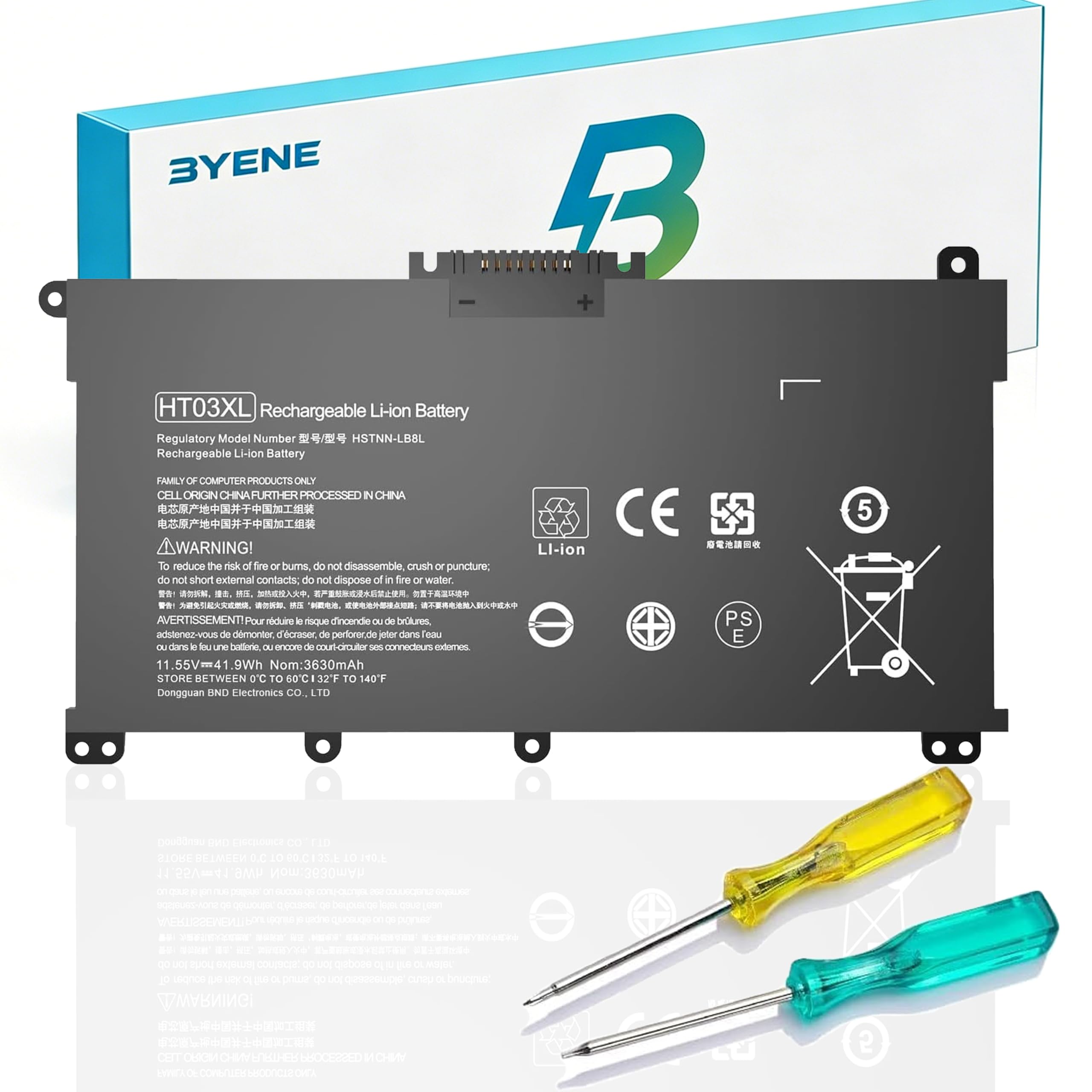 HT03XL L11119-855 - Batería para HP Pavilion 15-CS 15-CW 15-CU 15-DA 15-DB 15-DW 14-CE 14-CF 14-DF 17-CA 15-DW0033NR 15-cu1xxx 15-CS0053CL 17-by0xxx L1142 1-542 L11119-855HT03041XL HSTNN-DB8R