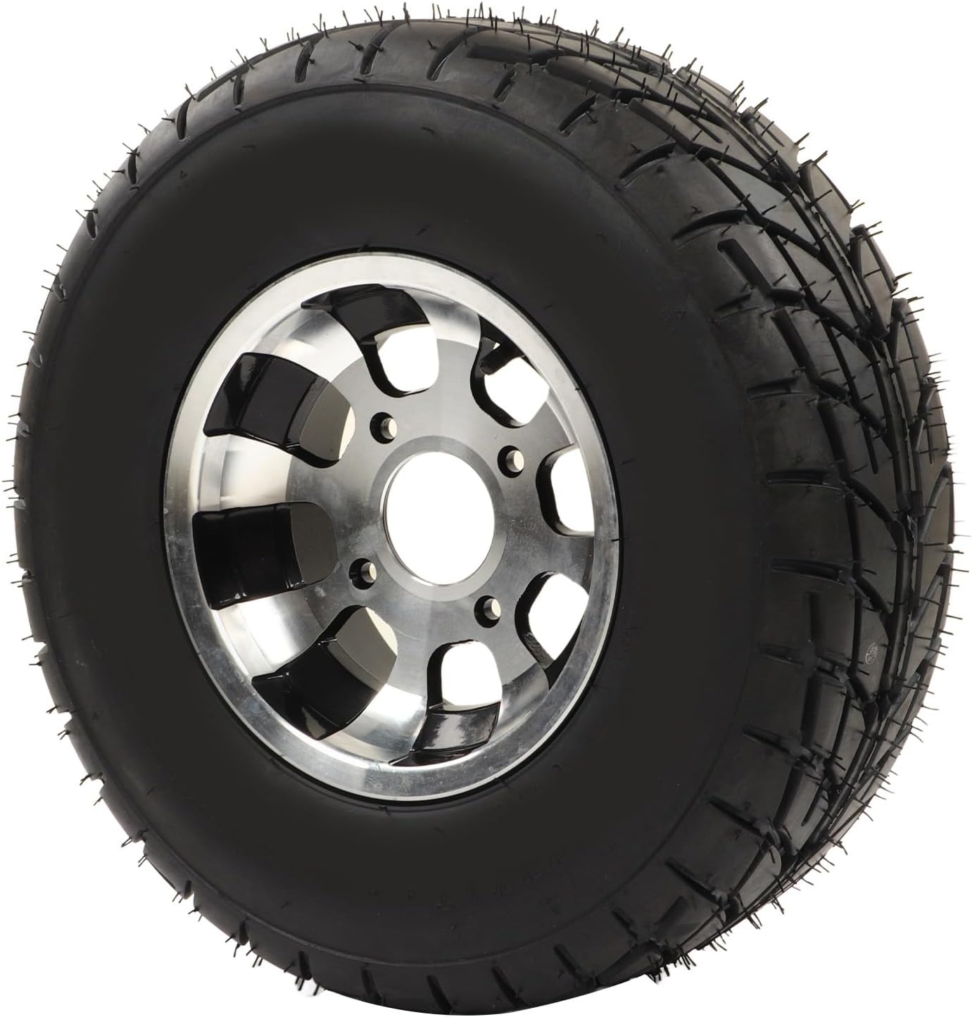 Amazon ATV タイヤ、UTV タイヤ 21x7‑10 タイヤ ハブ付き 統合取り付け交換用タイヤホイール ATV UTV ゴー