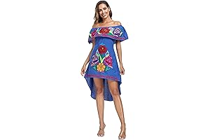 Women's Mexican Style Cinco De Mayo Dress