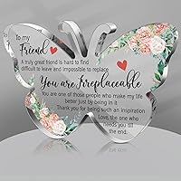 Vista 22 de Spiareal Regalos de amigos para mujeres, amistad, mejor amiga, Día de Galentine, placa de regalo de cumpleaños para hermana de flores, regalo