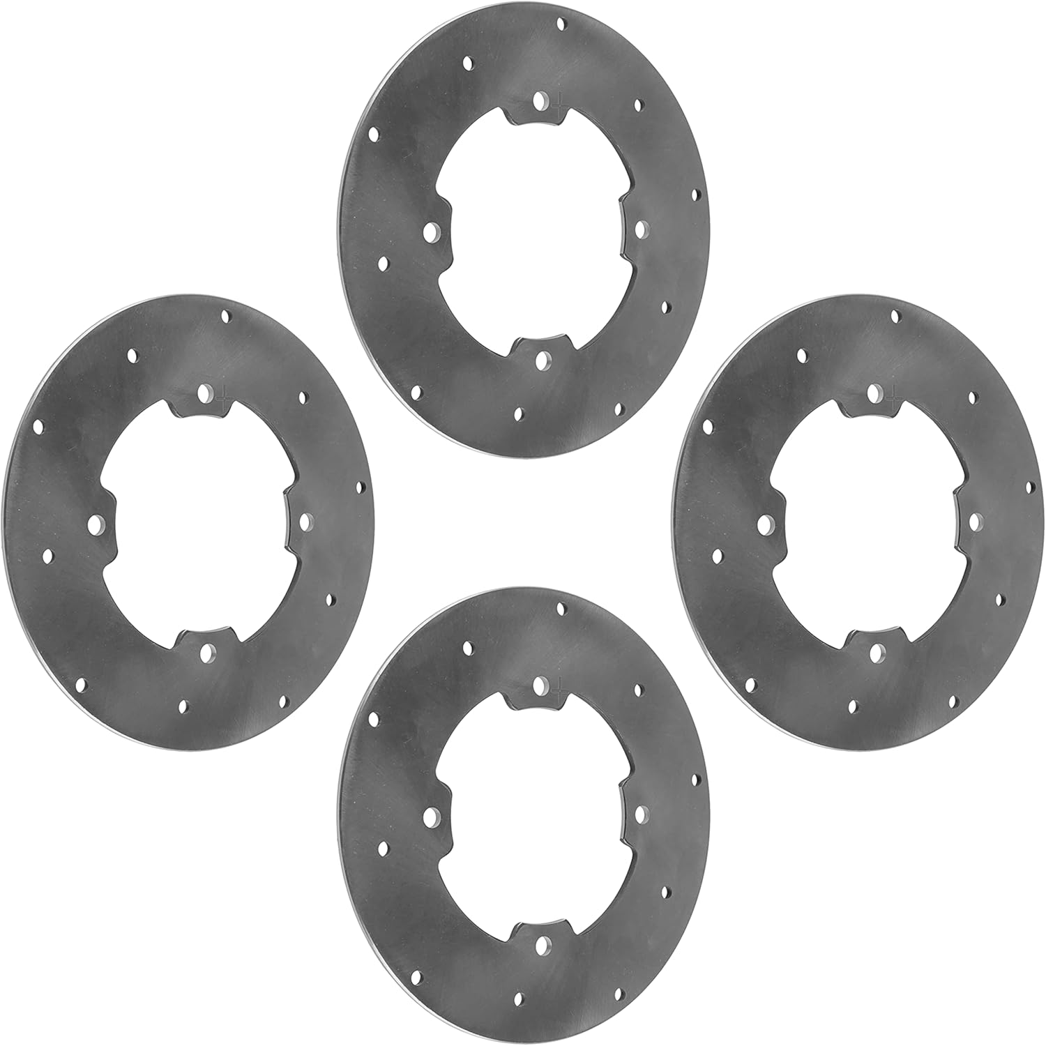 Caltric 4x Front and Rear Brake Disc compatible with Arctic Cat Wildcat Trail 700 4x4 2014-2017 2020