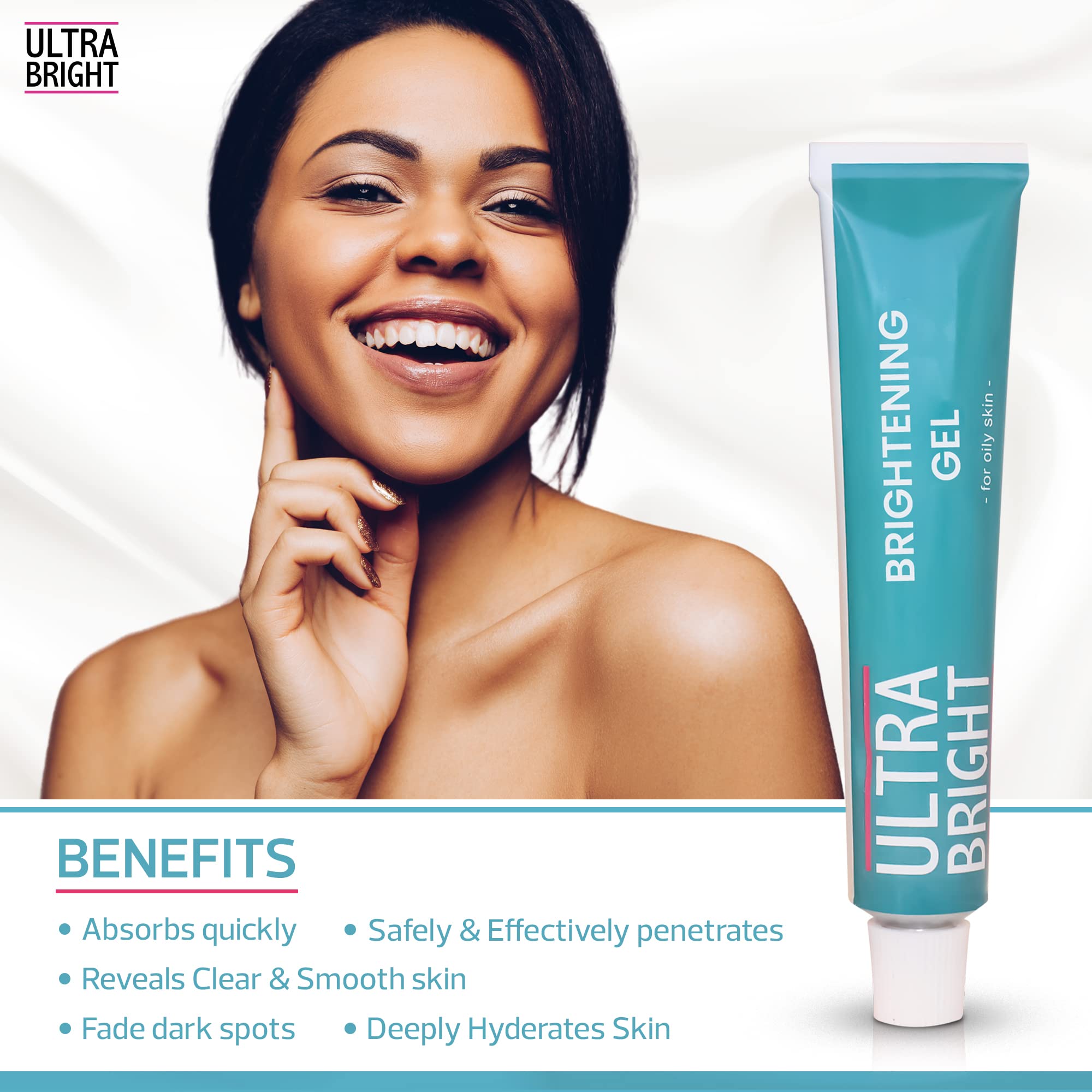 Amazon.com : ULTRA BRIGHT Brightening Gel - 1 fl oz/ 30g - with