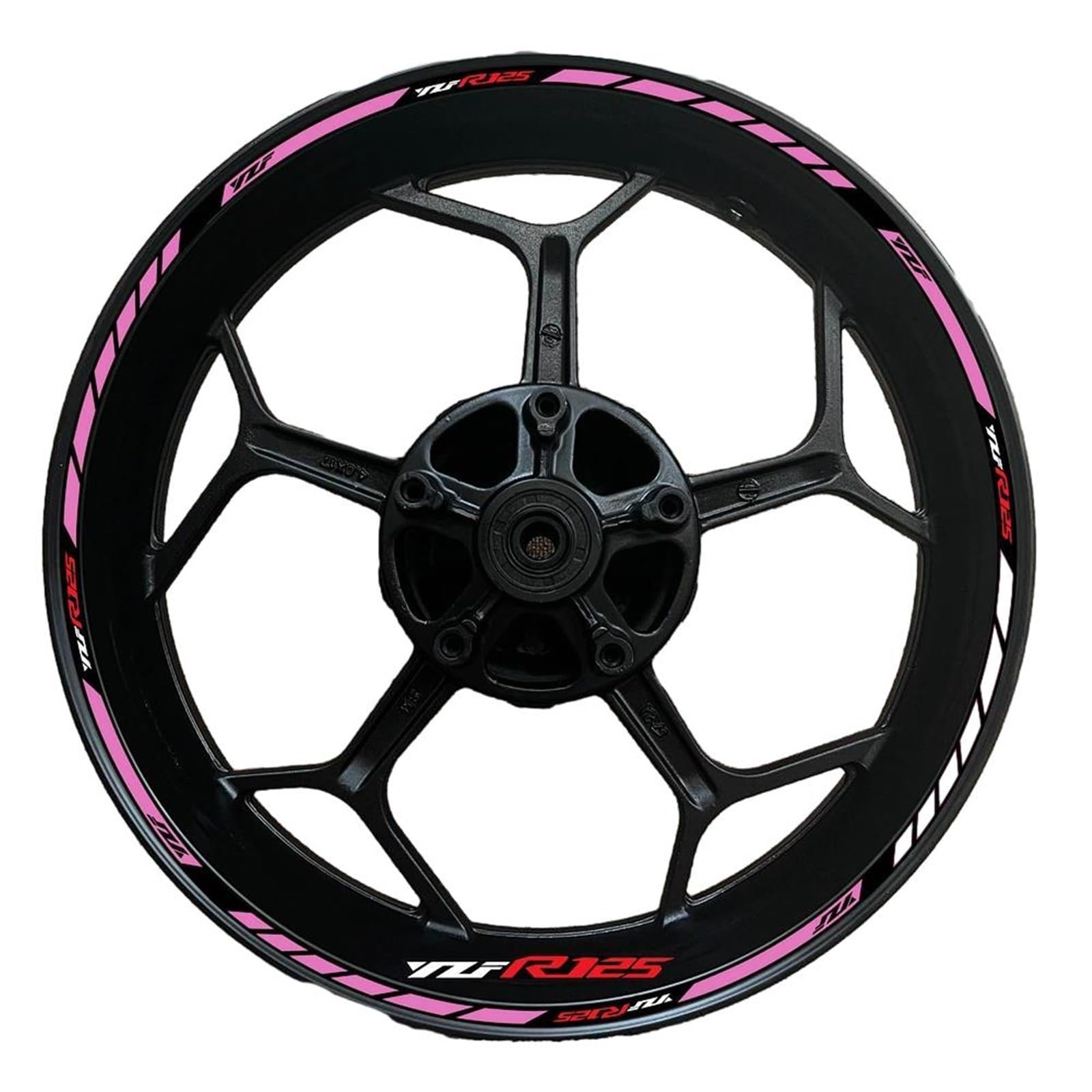 Applique for for YZF R125 for YZFR125 Motorcycle Wheel Hub Decals Decorative Stickers Reflective Stickers(18)