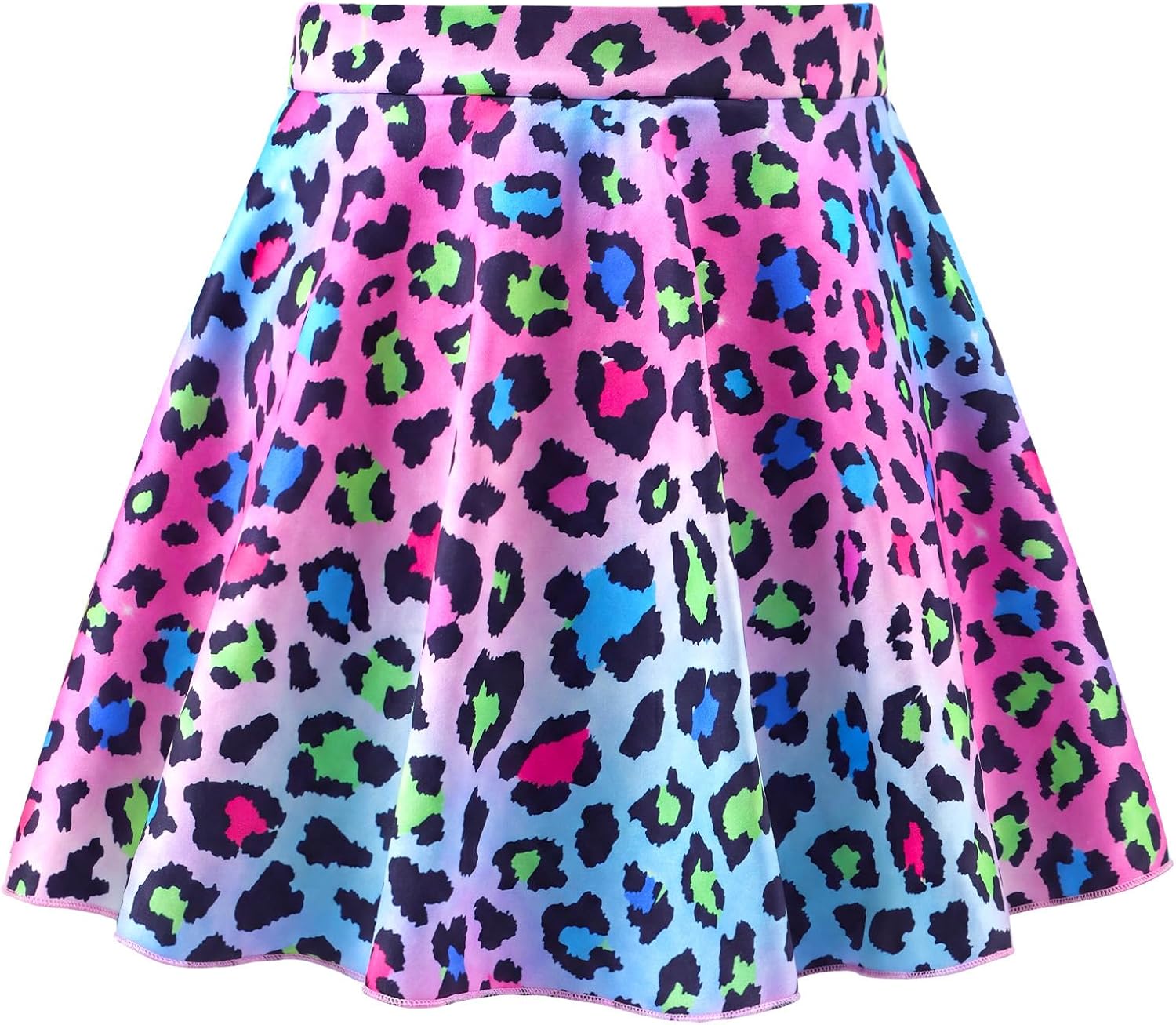 Girls Skorts Stretchy Cheer Skirts for Girls with Built-in Shorts image 4