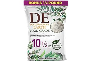 Diatomaceous Earth Food Grade All Natural Safe For Humans and Pets, Fresh Water Powder
