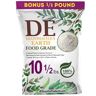 Diatomaceous Earth Food Grade – 100% Natural Organic – Safe For Humans and Pets – Fresh Water Powder – Sealed Bag - Amazon product rated Grade A