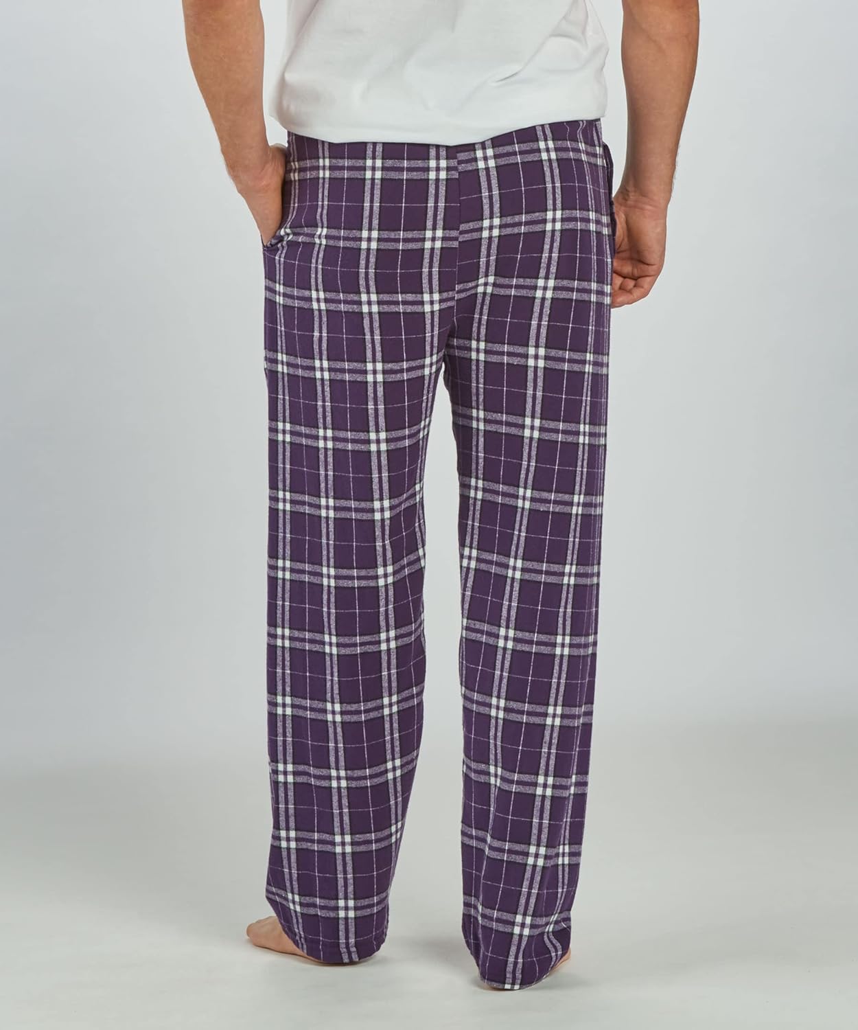 Boxercraft NCAA Mens Men's Harley Flannel Pants, NCAA Officially Licensed College Pajama Pant