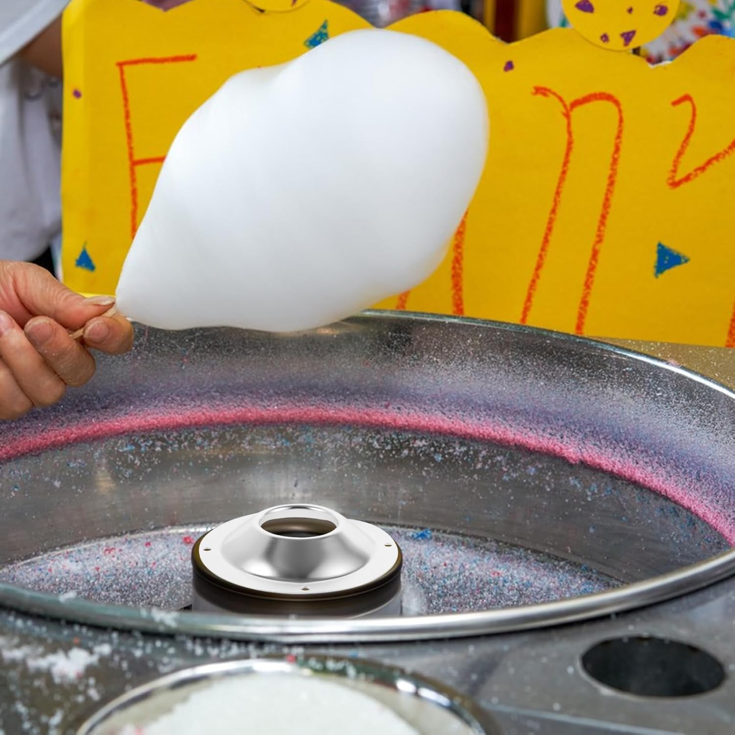 Stainless Steel Cotton Candy Machine Lid Cover for Maker Parts