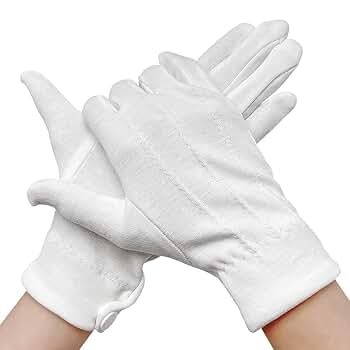 その他 SALSATION WEAR gloves Amazon.com: OWMOSYX White Cotton