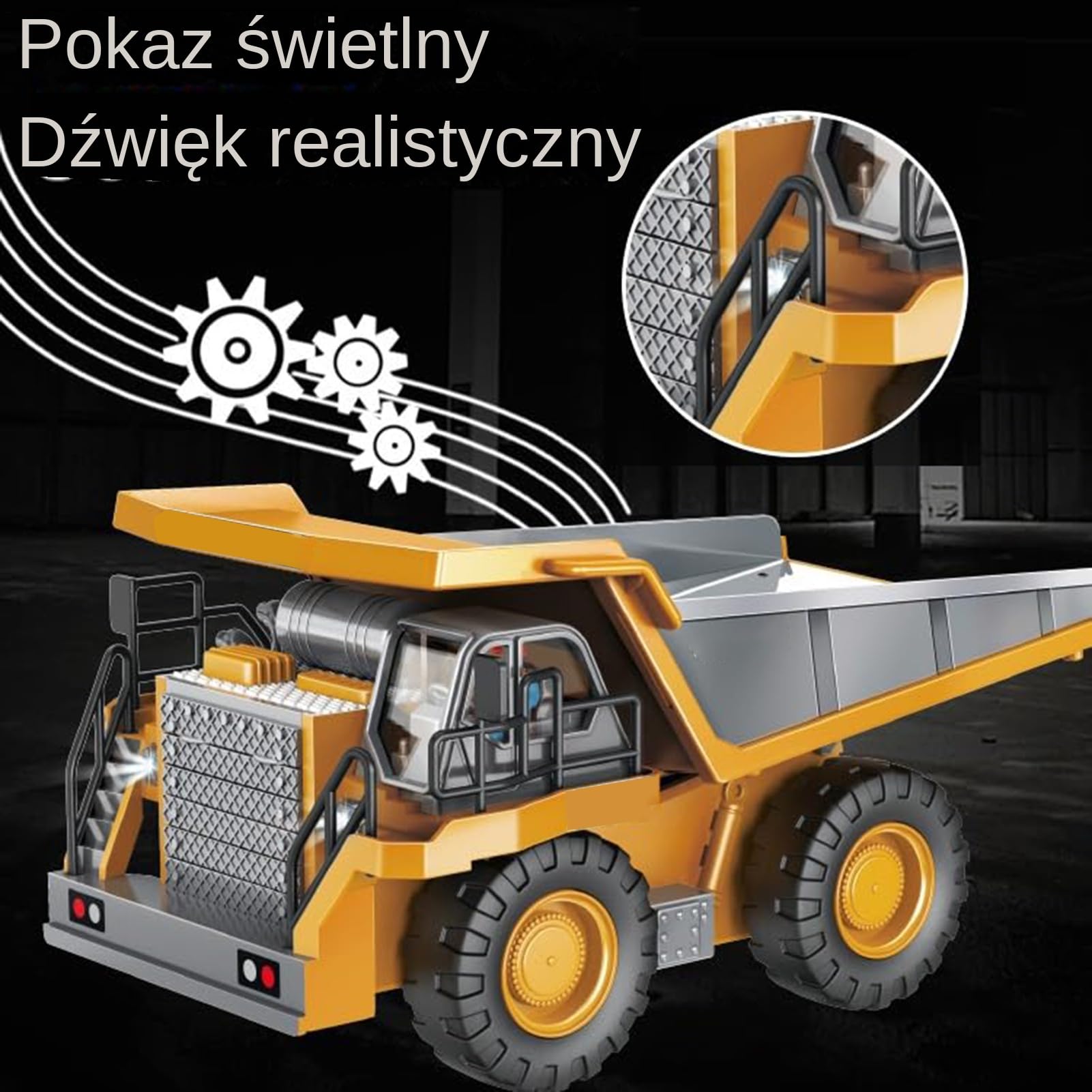 RC wywrotka, wywrotka Rc - Zdalnie sterowany samochód dla dzieci | powyżej 6 roku życia - Pojazdy budowlane dla dzieci Zabawki w ciężarówkach, Samochody RC na akumulator na zewnątrz