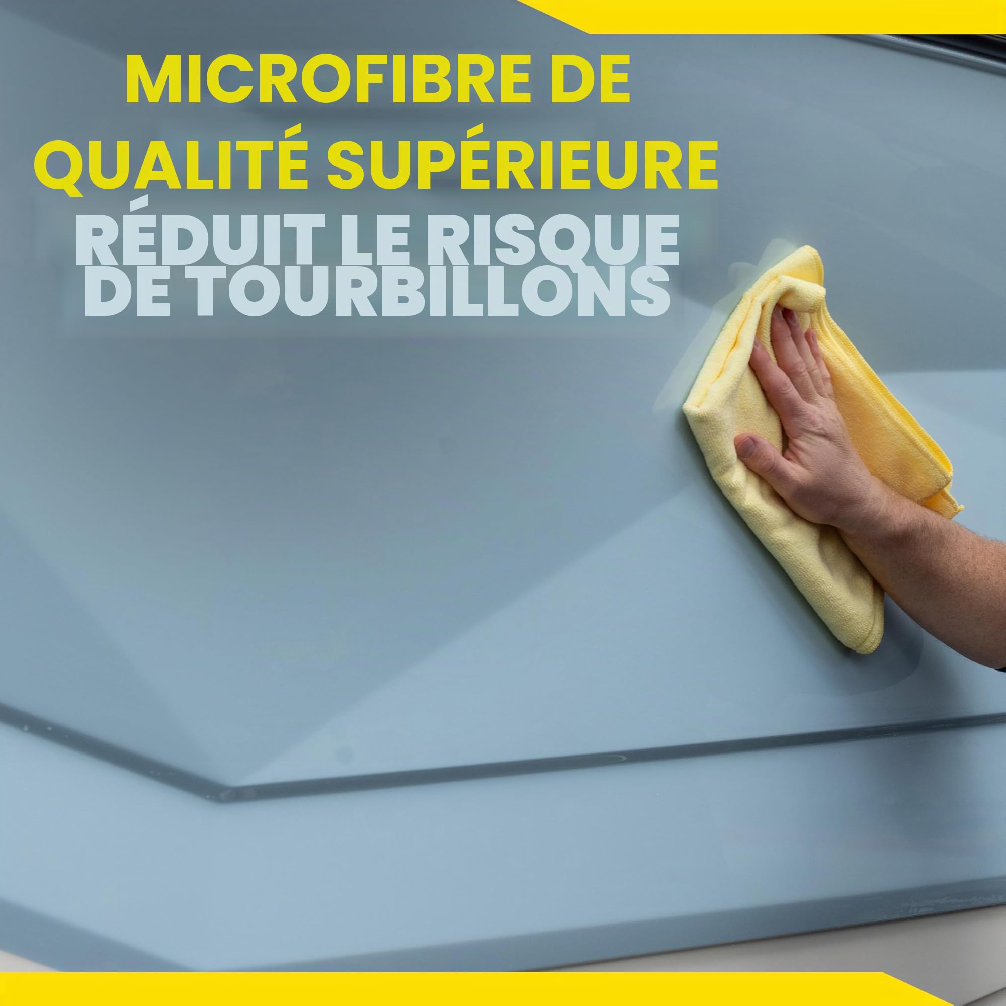 Meguiar's Lot de 3 Chiffons Microfibre Supreme Shine 40 cm X 60 cm