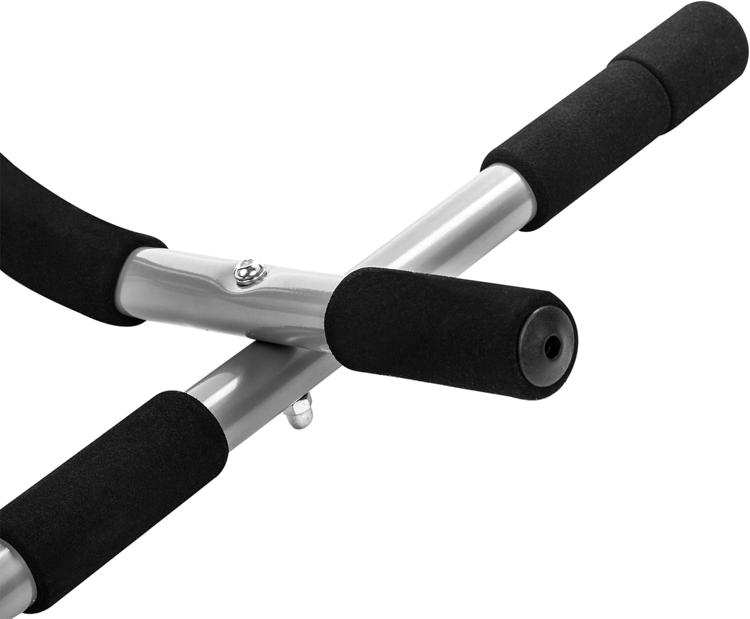 Close-up of the pull-up bar's connection point