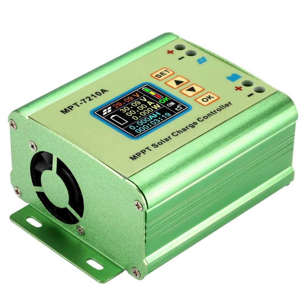 regulator ładowania LCD MPPT, regulator solarny 24/36/48/60/72 V, Boost MPT-7210A