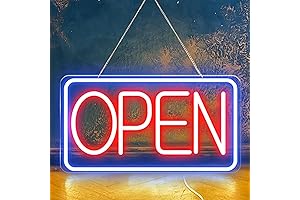 Open Light Up Sign: Vibrant and Eye-catching for Businesses of All Kinds