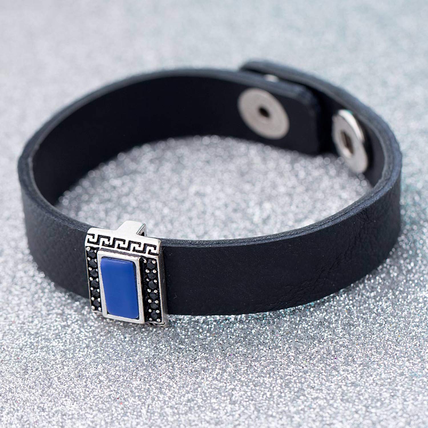 Dare Milestone Charm Leather Bracelet