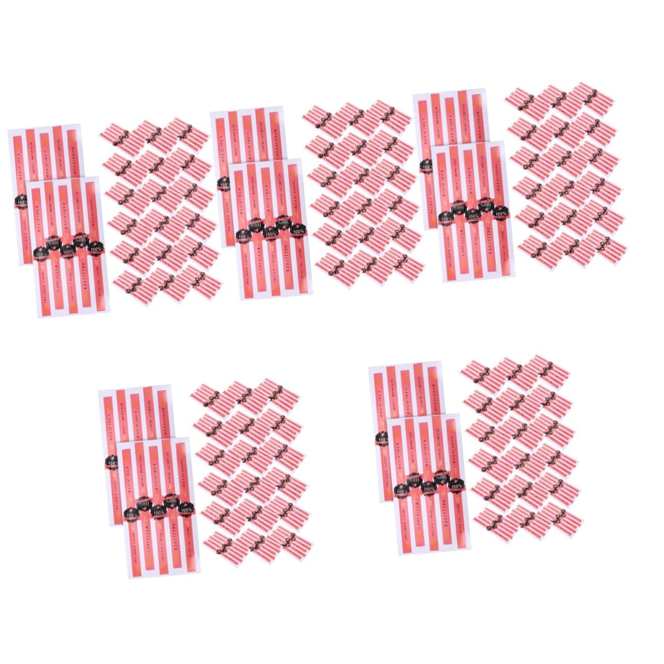 GANAZONO 500 pcs Stickers Sealing Sticker Packaging Sticker Pastry Seal Strip Seal Sticker Label impresora de Sticker Sticker Kraft Paper self Adhesive Paper Biscuit