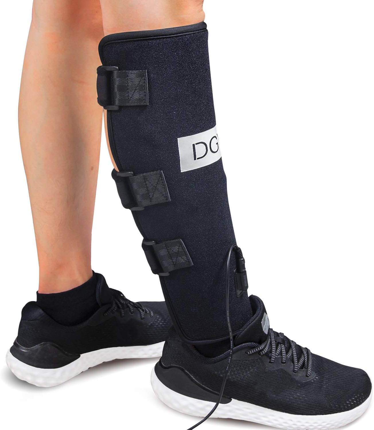 DGXINJUN Red Light Therapy Devices 880nm Near Infrared LED Calf Arm Muscle Pain Relief Wrap for Lower Leg Cramps Home Use Damage Deep Penetrating
