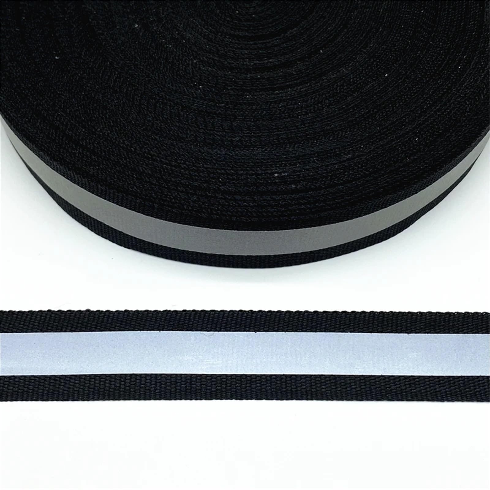 Fasce Riflettenti 2 Metri 20mm Nastro Riflettente for Artigianato Fogli Divano Tende Cappelli Vestiti Vari Tessuti Cucito Fai da Te(Color-05)