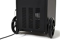 Vista 6 de Deshumidificador comercial de 105 pintas para sótanos y espacios industriales - Bomba integrada, manguera de drenaje, funcionamiento continuo