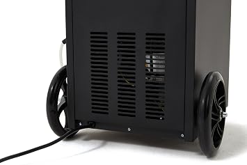 105-Pint Commercial Dehumidifier for Basements & Industrial Spaces Built-In Pump, Drain Hose, Continuous Operation, 2-Speed Fan, 8000 Sq Ft Coverage, ETL Certified