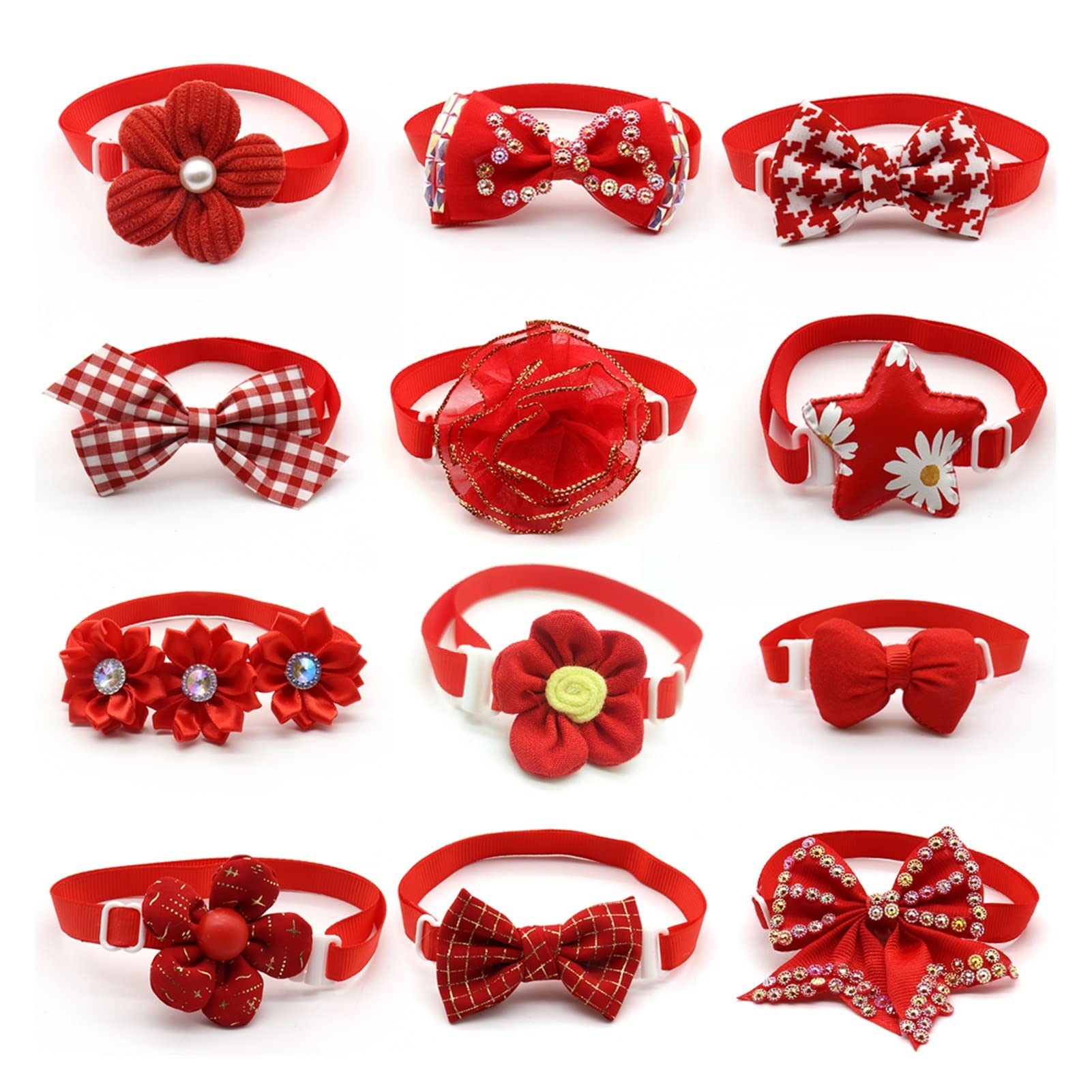 Amazon.co.jp: ペット用首輪 50/100 PCSペットアクセサリー犬犬用