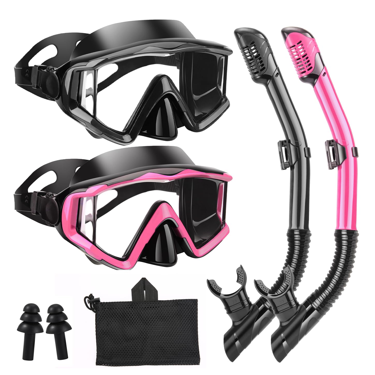 Aqua A Dive Sports Equipo de esnórquel, máscara de esnórquel, juego de máscara de buceo, equipo de esnórquel, gafas de natación, juego de esnórquel, máscara de buceo