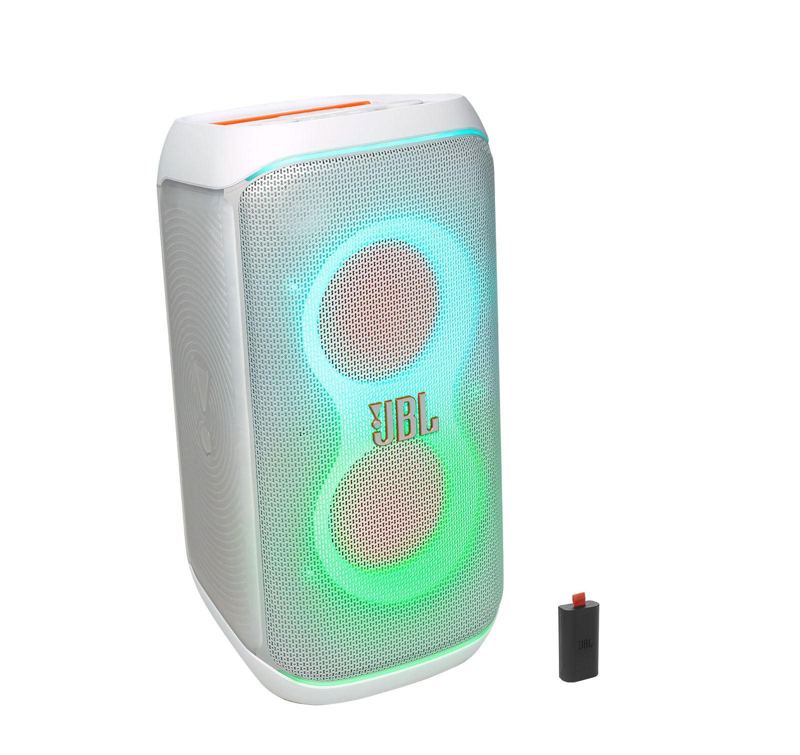 JBL PartyBox Club 120 Bluetooth Speaker with Battery 200 Bundle - White