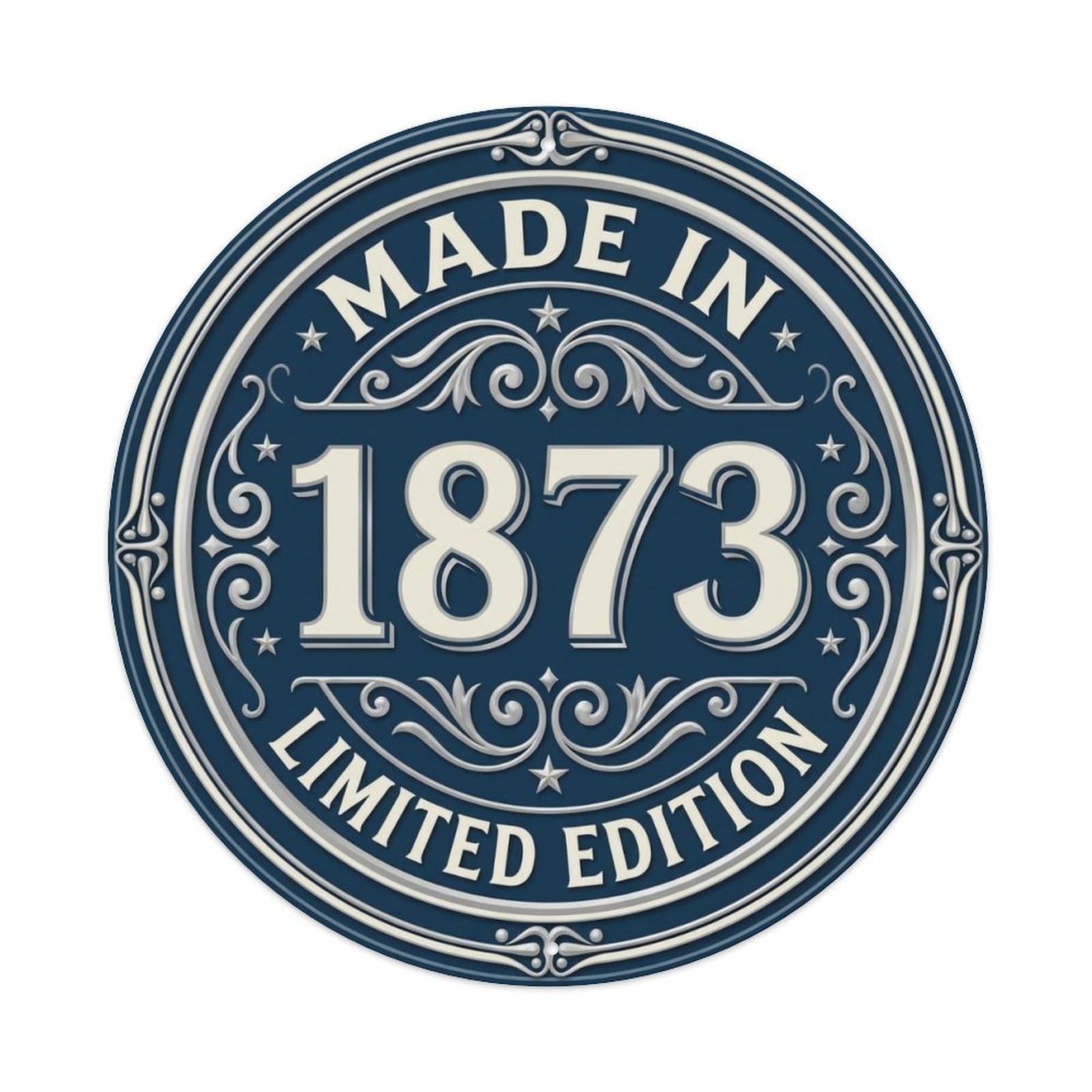 Okahys 8X8inch(20X20cm) Made In 1873 Limited Edition Metal Tin Sign