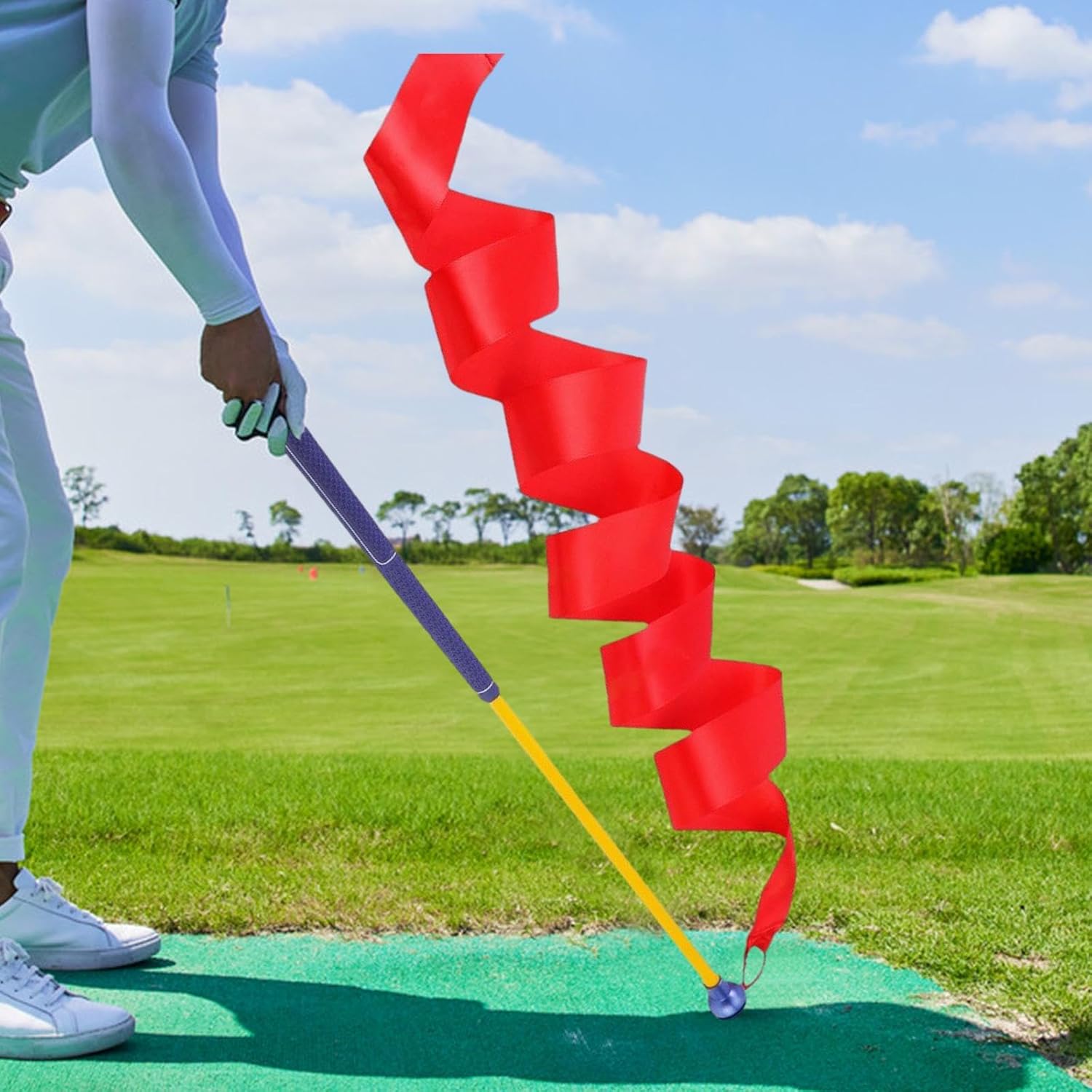 kowaku Golf Swing Trainer Golf Swing Training Gesture Alignment Correction Golfer Men Women Indoor Outdoor Warm up Rod
