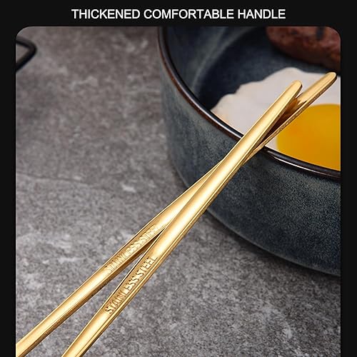 Miniatura 4 de Juego de 5 tenedores de acero inoxidable 304 de grado alimenticio de 8.25 pulgadas, tenedores de cena, tenedores para cubiertos, aptos para