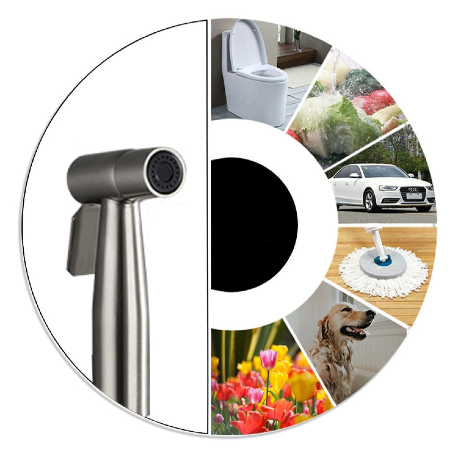 Set Doccia Bidet Kit Spruzzatore WC