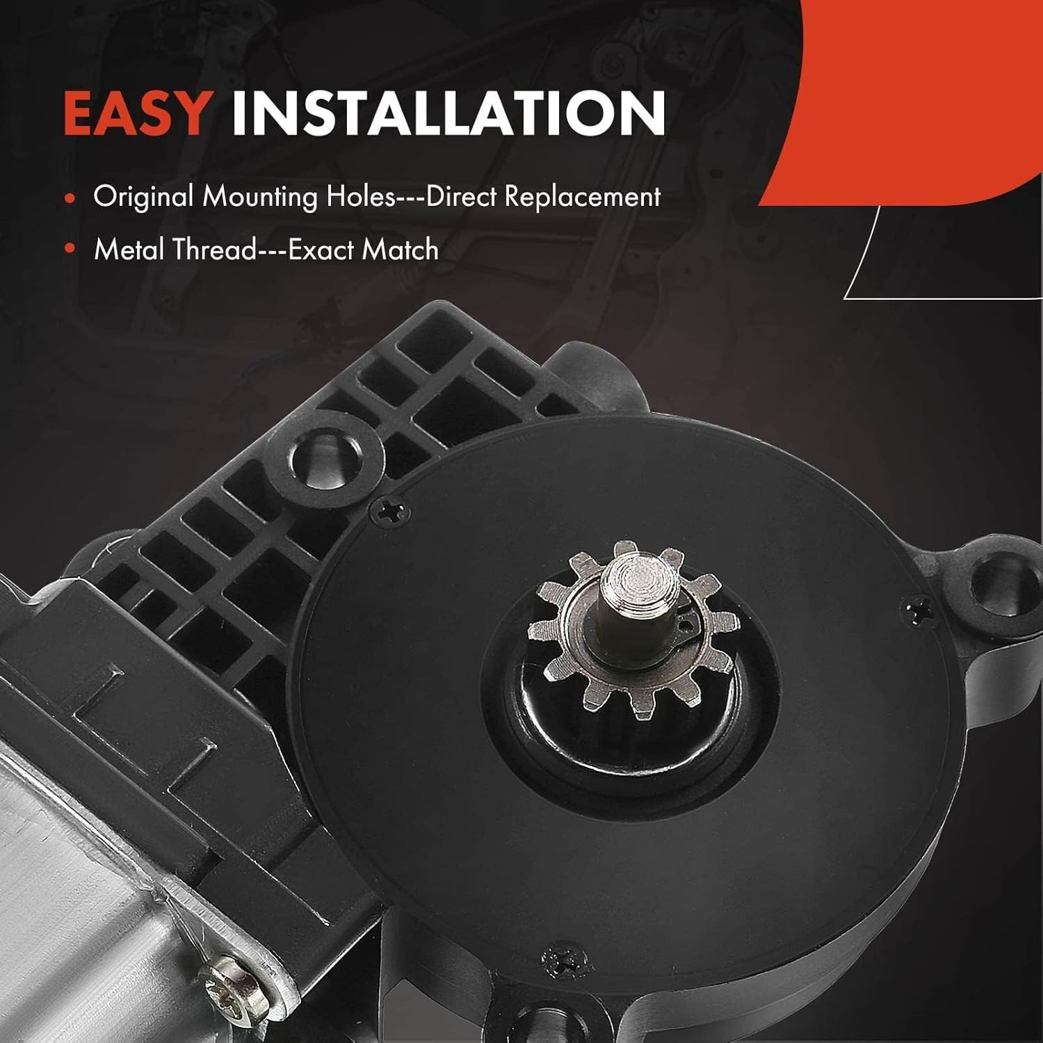 A-Premium Power Window Lift Motor Compatible with Chevrolet Impala 2003-2005, Monte Carlo 2005-2007 & Buick Regal 1997-2004, Century 1997-2005 & Oldsmobile Intrigue & Pontiac Grand Prix & Saturn Vue