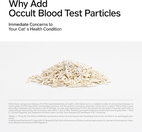 Miniatura 3 de pidan Arena para gatos de tofu con análisis de sangre oculta, aglutinante, desechable, ultra absorbente y de secado rápido, arena de ingredientes