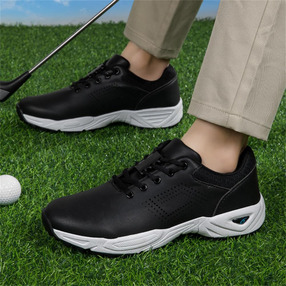 Zapatos De Golf para Hombre Golfistas Impermeables Sin Clavos Zapatillas De Deporte Tenis Ligero Al Aire Libre Golf Entrenadores De Fitness