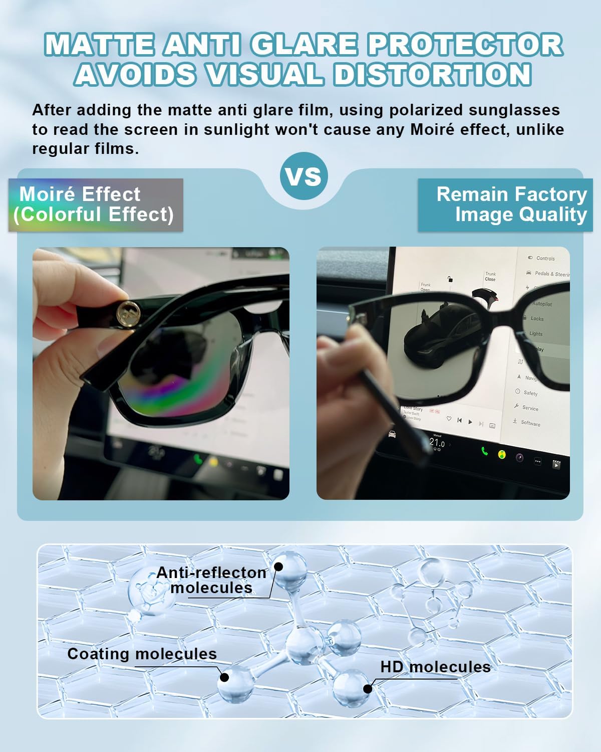 CDEFG 2Pcs for 2026 Toyota RAV4 Screen Protector, Matte Tempered Glass [No Glare & Fingerprint] for 2026 Toyota RAV4 (XSE/Limited) Accessories (12.9" Navi & 12.3" Dash) Screen Cover