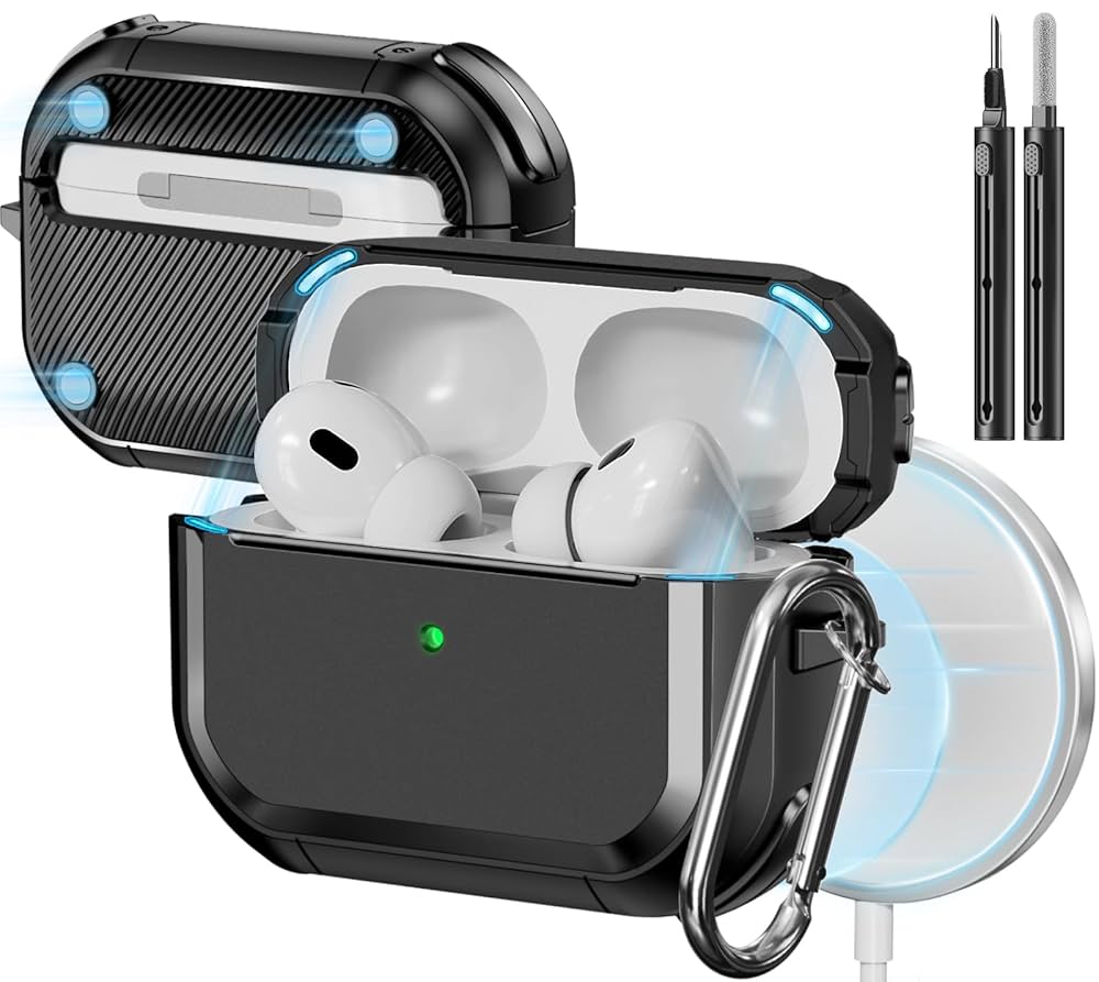 Amazon.com: Skyconser 適用於AirPods Pro 第2 代/1 代保護套,相