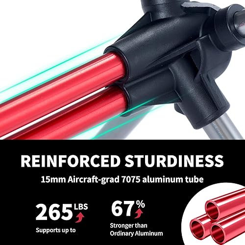 Miniatura 5 de Naturehike YL08 Silla de camping ultraligera, silla de senderismo portátil de 2.38 libras con pies antihundimiento, silla de campamento plegable