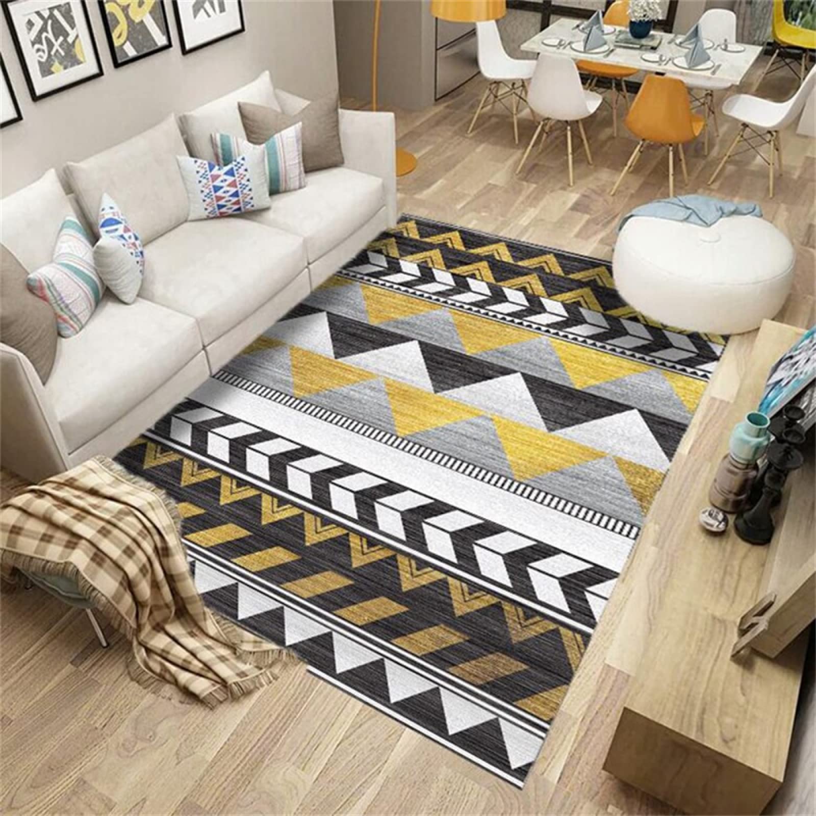 Tapis extérieur 180x280cm et paillasson robuste pour valoriser l'entrée de la maison