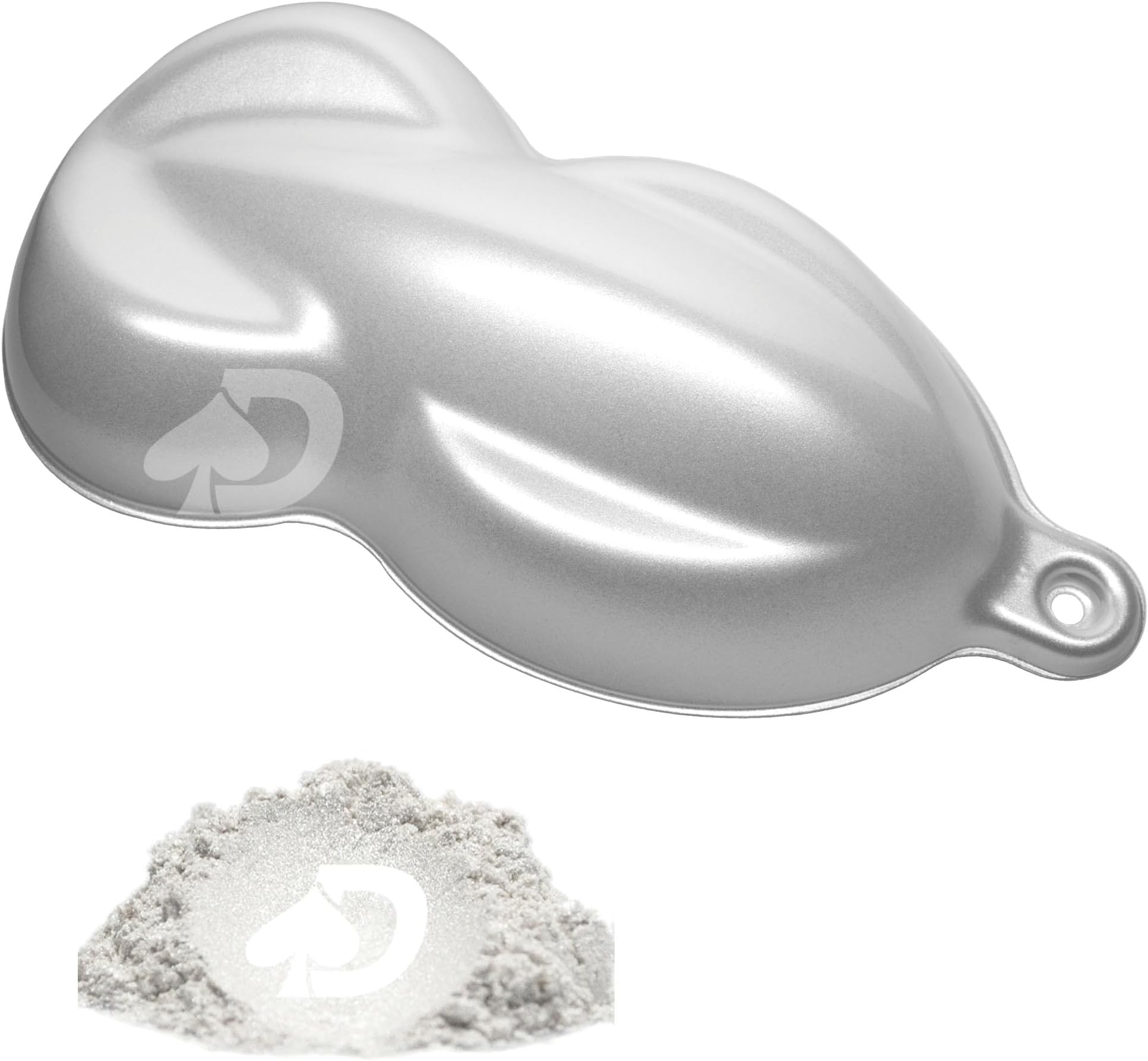 White Mica Powder "Glitter Pearl 25g" | White Pearl Pigment Powder for Auto Paint | Resin Pigment Powder | Non-Toxic Mica Powder for Paint, Epoxy, Resin, Nail Polish, Arts & Crafts