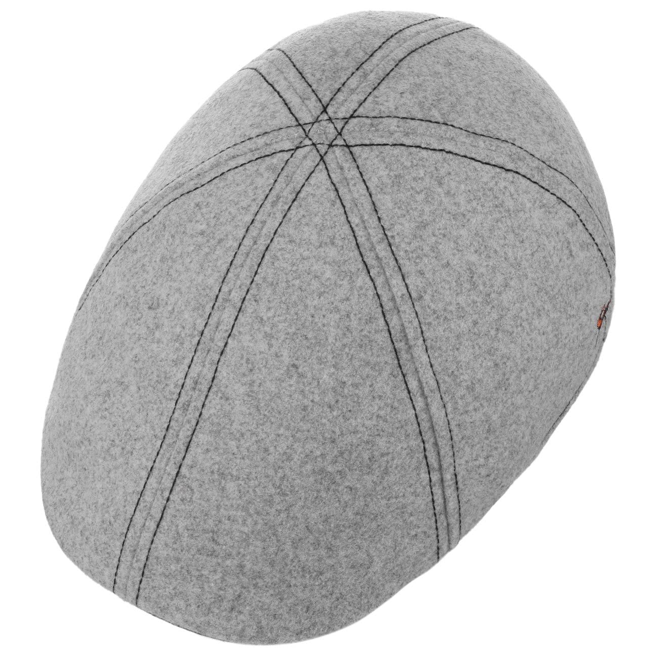 Stetson Texas Retro Script Flatcap - Modische Mütze - Dynamischer Gatsby-Stil - Schiebermütze aus Wollmix - Herren - Herbst/Winter