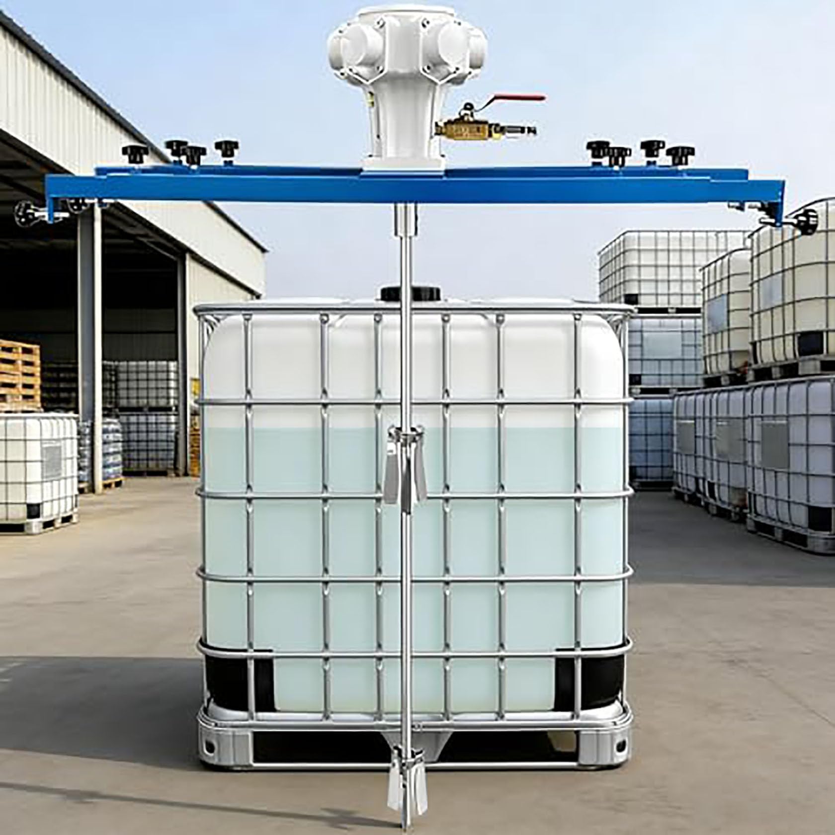 Agitador NeumáTico para Contenedor IBC De 265 Galones (1000 L)