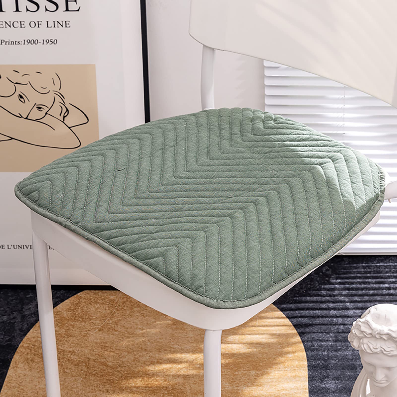 Coussin de chaise en coton doux idéal pour le confort du salon et du bureau de la maison