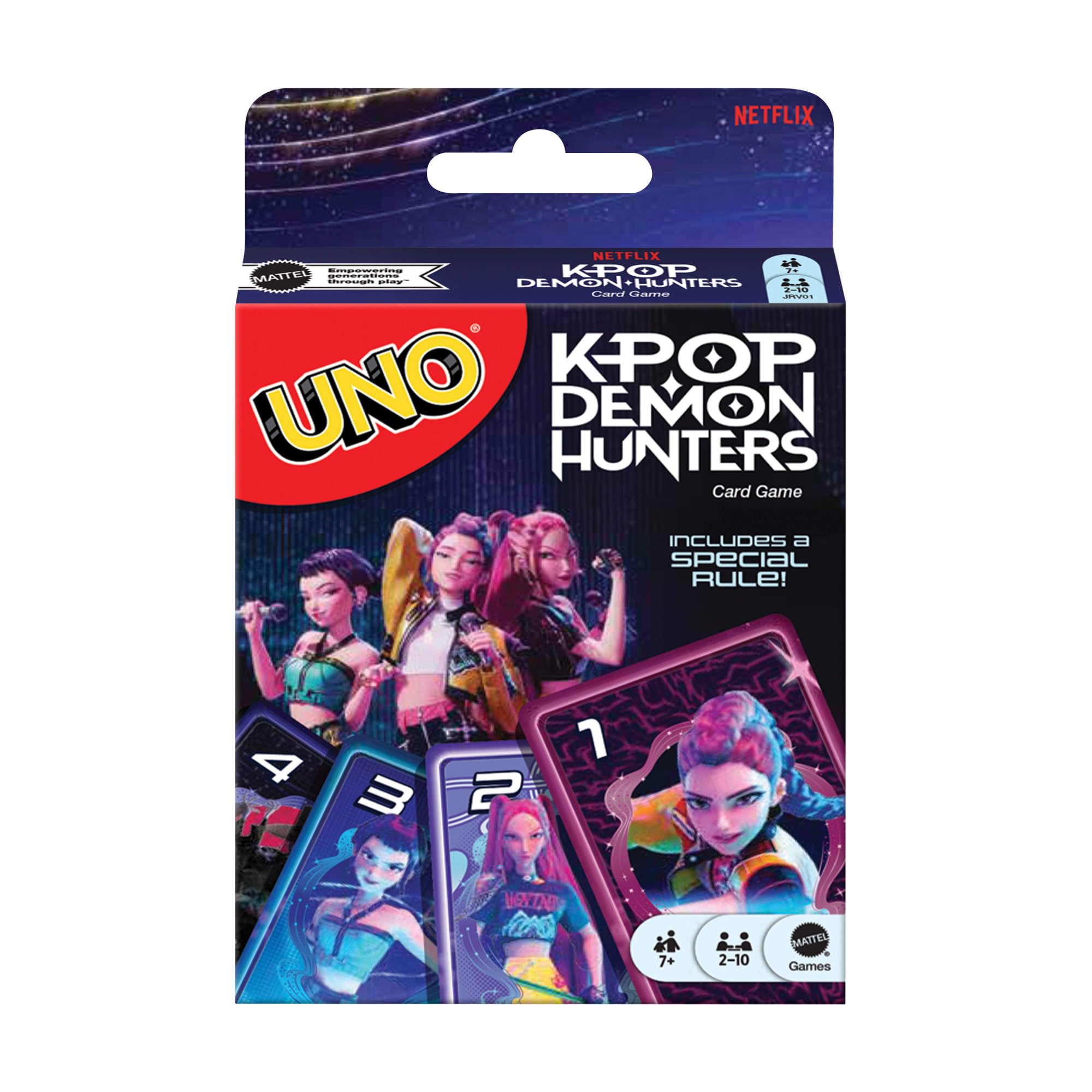​Mattel Games UNO Netflix KPop Demon Hunters Card Game